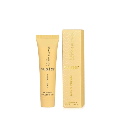 Huxter 35ml Hand Cream - Lily & Cotton Flower (Yellow)