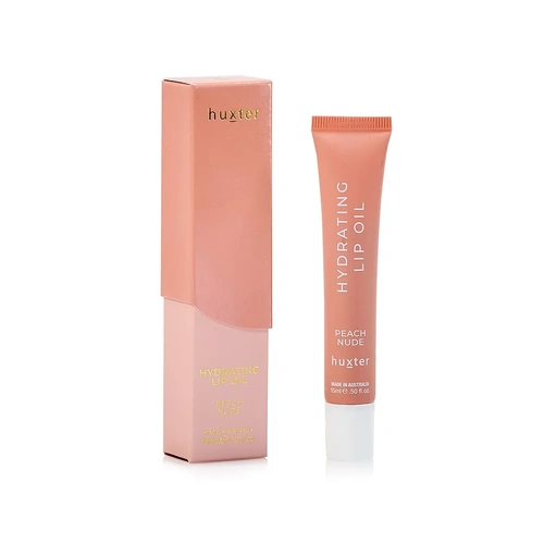Huxter Hydrating Lip Oil 15ml - Peach Nude