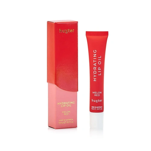 Huxter Hydrating Lip Oil 15ml - Melon Red