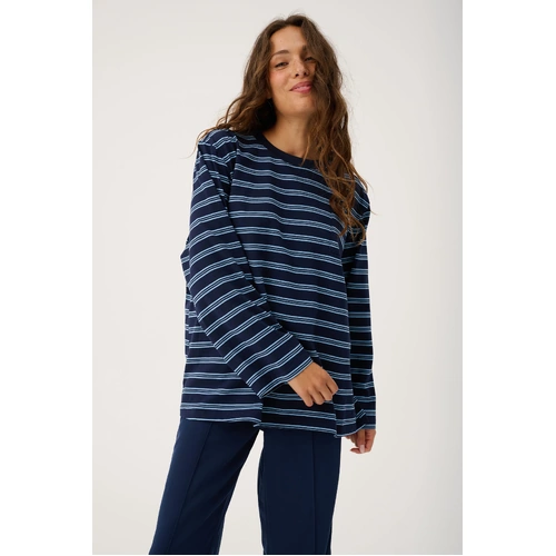 Cartel + Willow Harley Long Sleeve - Navy Stripe