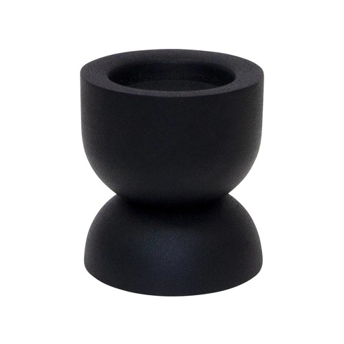 j.elliot Amira Candle Holder Small - Black
