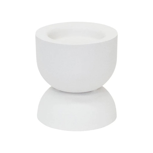 j.elliot Amira Candle Holder Small - White