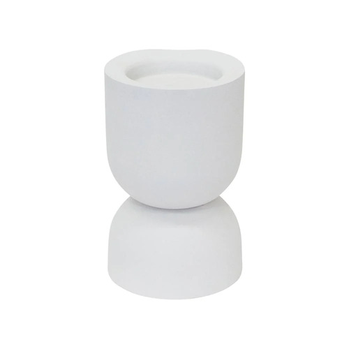 j.elliot Amira Candle Holder Large - White