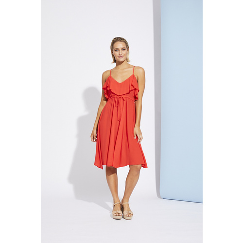 Isle of Mine Cannes Dress [Colour: Rouge] [size: M/L]
