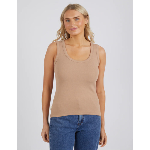 Foxwood Sadie Rib Tank - Sand