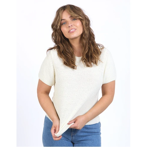 Foxwood Blair S/S Knit - Vintage White