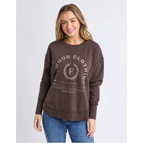 Foxwood Medalion Crew - Coffee Bean [Size: 10]