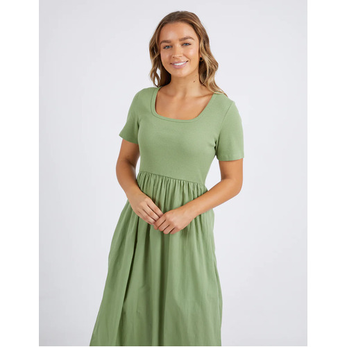 Foxwood Ella Dress - Moss Green [Size: 12]