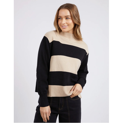Foxwood Canterbury Knit - Tan & Black Stripe [Size: 12]