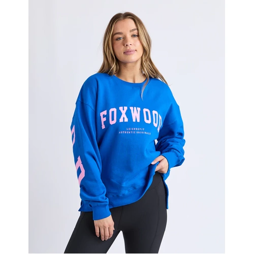 Foxwood Interval Crew - Cobalt/Neon Pink [Size: 12]