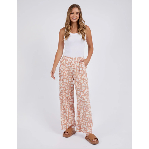 Foxwood Etched Geo Pant - Clay [Size: 12]