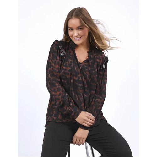 Foxwood Tulliana Leopard Top - Leopard Print [Size: 12]