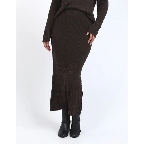 Foxwood Elka Knit Skirt - Coffee Bean