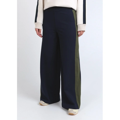 Foxwood Juno Pant - Navy with Green