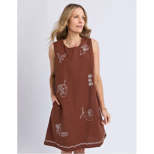 Foxwood Paradise Dress - Chocolate