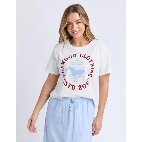 Foxwood ESTD 2018 Tee - Vintage White