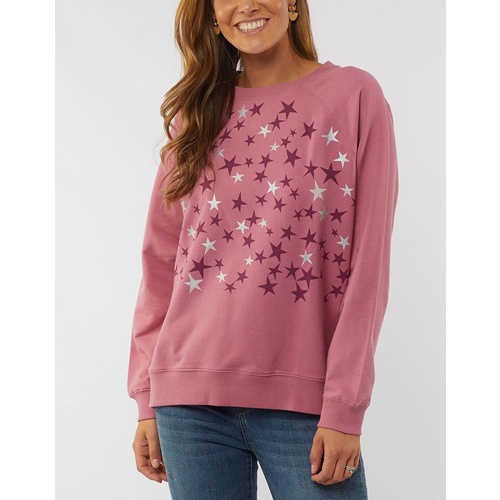 Foxwood-Star struck Crew-Rose Pink