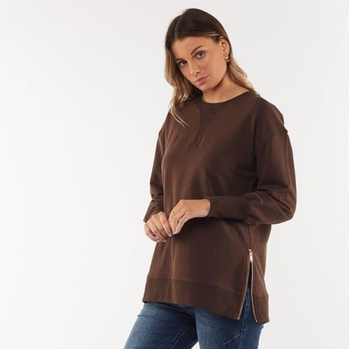 Foxwood-Marissa Crew-Chocolate [Size: 10]