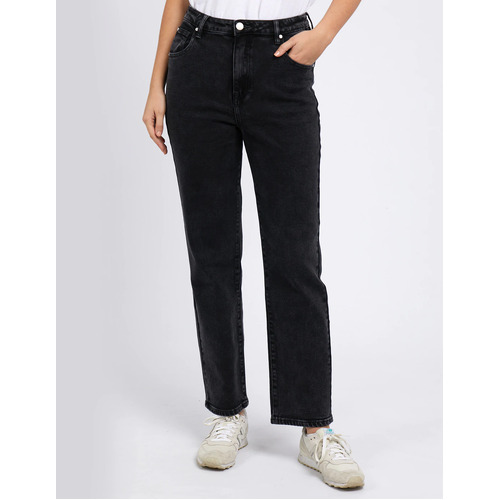 Foxwood Enmore Wide Leg Jean - Washed Black [Size: 12]