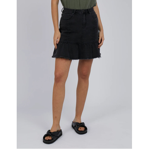 Foxwood Daisy Skirt - Washed Black [Size: 12]