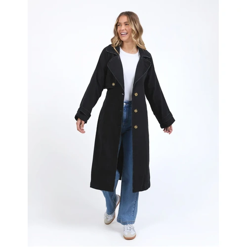 Foxwood Deuce Trench - Black