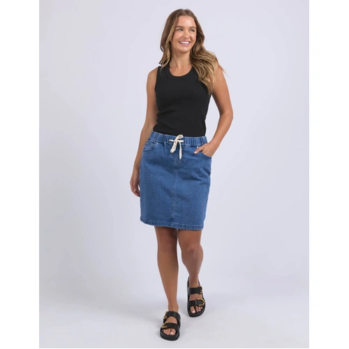 Foxwood Rio Skirt - Mid Blue