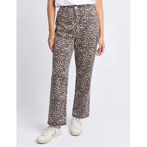 Foxwood Leopard Denim Jean - Leopard