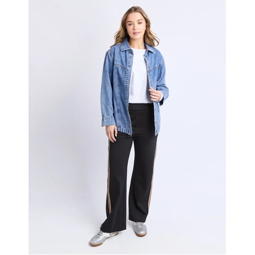 Foxwood Ace Over Shirt - Mid Blue