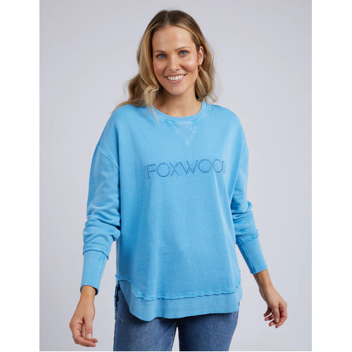 Foxwood Simplified Crew - Bright Blue