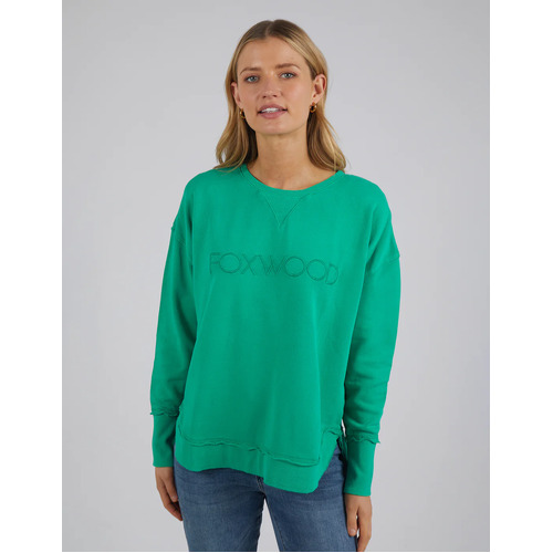 Foxwood Simplified Crew - Bright Green