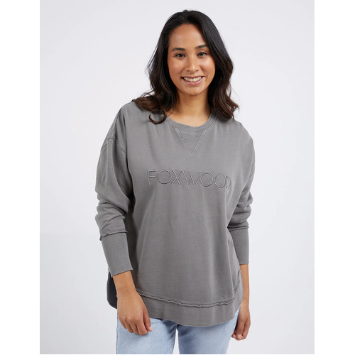 Foxwood Simplified Crew - Charcoal