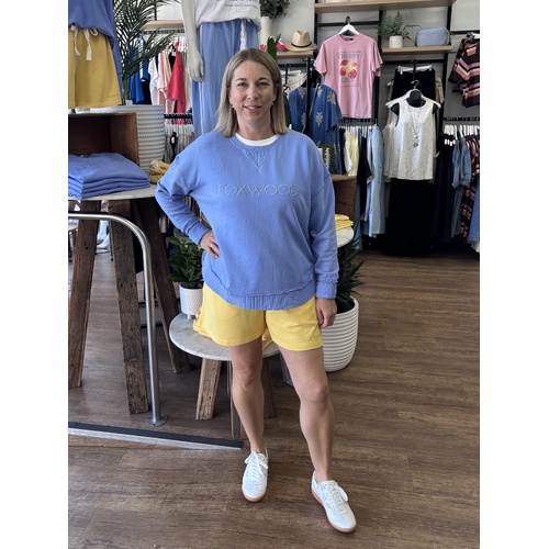 Foxwood Simplified Crew - Neon Blue