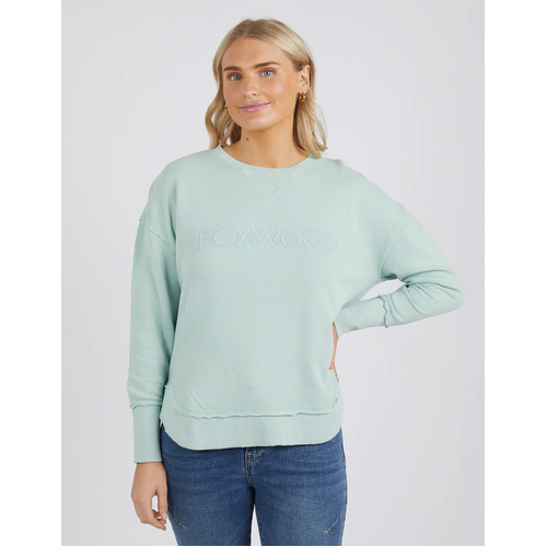 Foxwood Simplified Crew - Seafoam