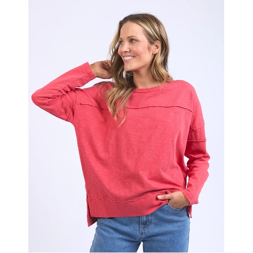 Foxwood Jayne Throw on Top - Cayenne Red