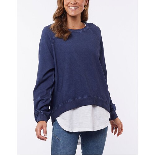 Foxwood-Heritage Sonny Crew-Navy [Size: 8]