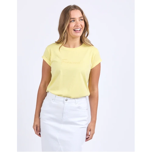 Foxwood Signature Tee - Lemon