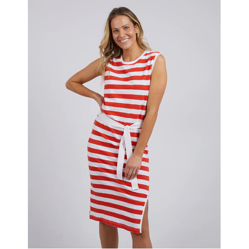 Foxwood Bondi Dress Stripe - Spicy Orange/White Stripe