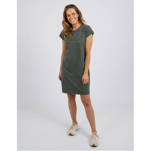 Foxwood Signature Tee Dress - Khaki