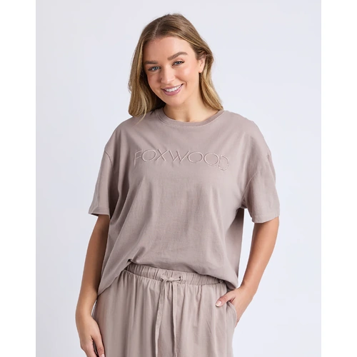 Foxwood Simplified Tee - Brown