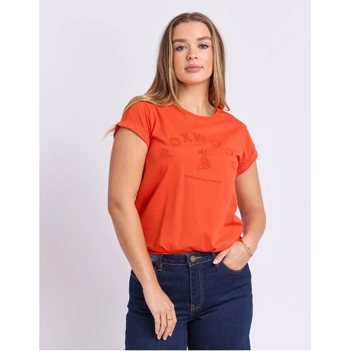 Foxwood Effortless Tee = Grenadine