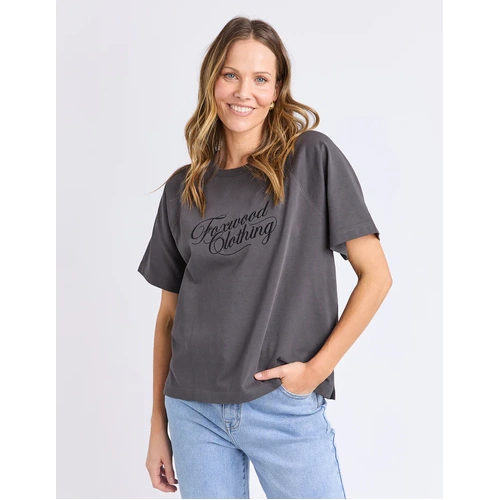 Foxwood Windsor Tee - Charcoal