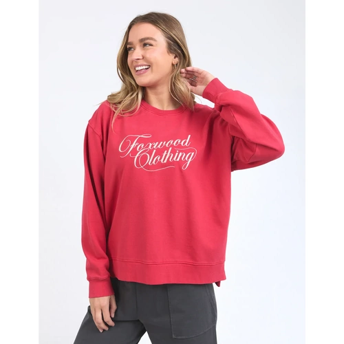 Foxwood Back to Basics Crew - Red [Size: 14]