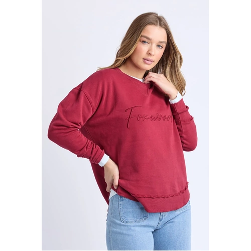 Foxwood Signature Crew - Rhubarb Red