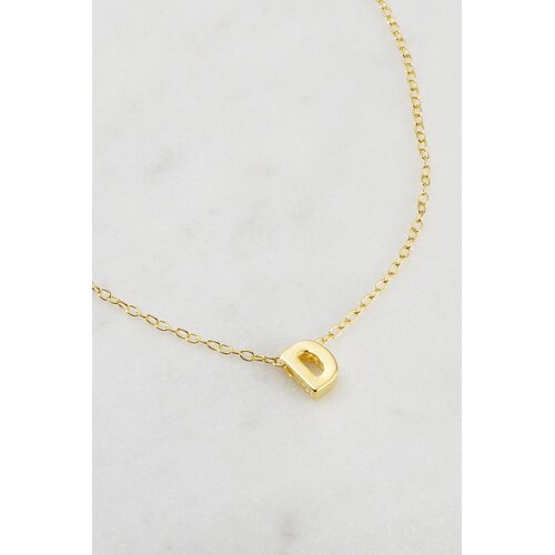 Zafino Letter Necklace - Gold D