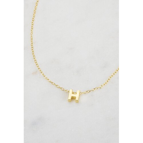 Zafino Letter Necklace - Gold H