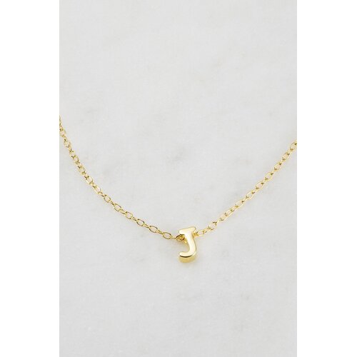Zafino Letter Necklace - Gold J
