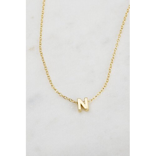 Zafino Letter Necklace - Gold N