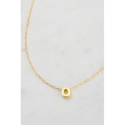 Zafino Letter Necklace - Gold O