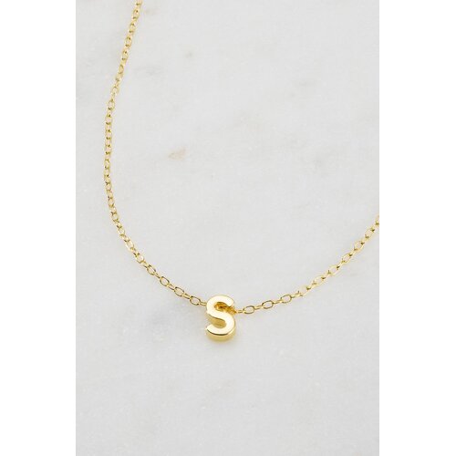 Zafino Letter Necklace - Gold S