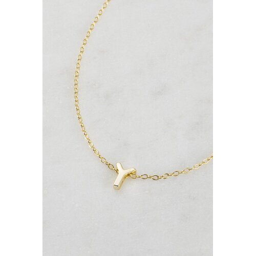 Zafino Letter Necklace - Gold Y